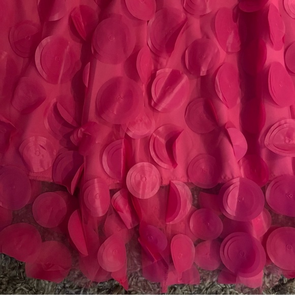 Polka Dot Applique High Waisted Skirt - Picture 10 of 16